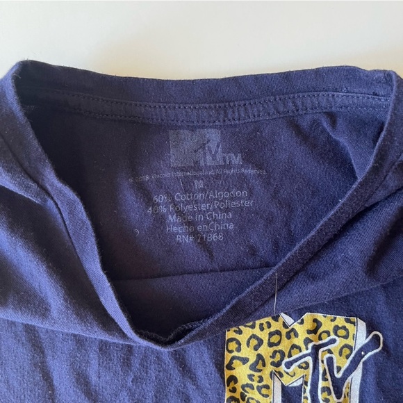 MTV Vintage Graphic Tee Size Medium - Picture 3 of 6
